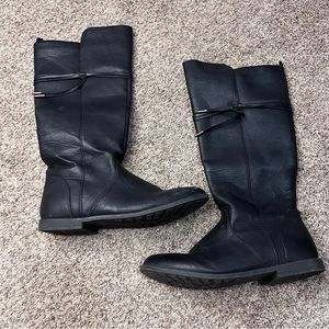 Joe Fresh Side Zipper Tall Tassel Tie Boot Girls Size 4